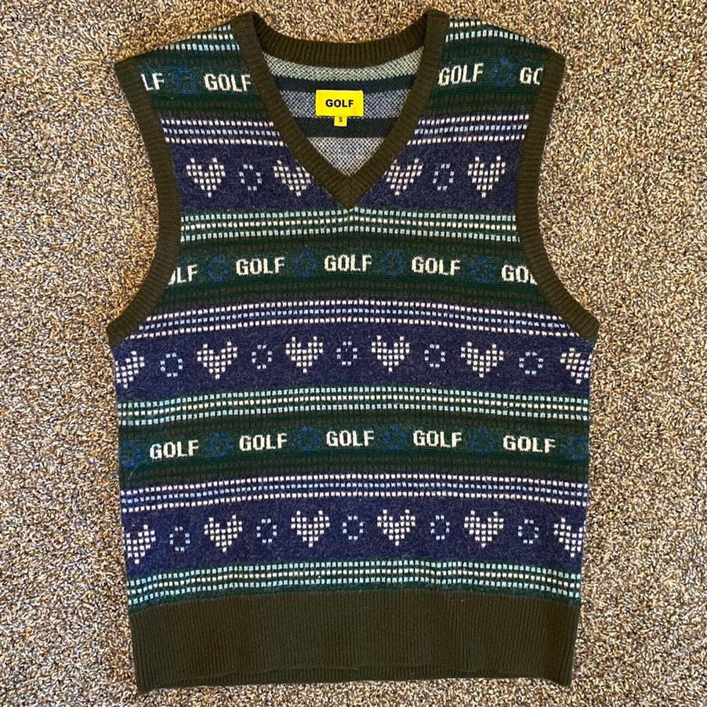 Golf Wang Hearts Sweater Vest Size Small